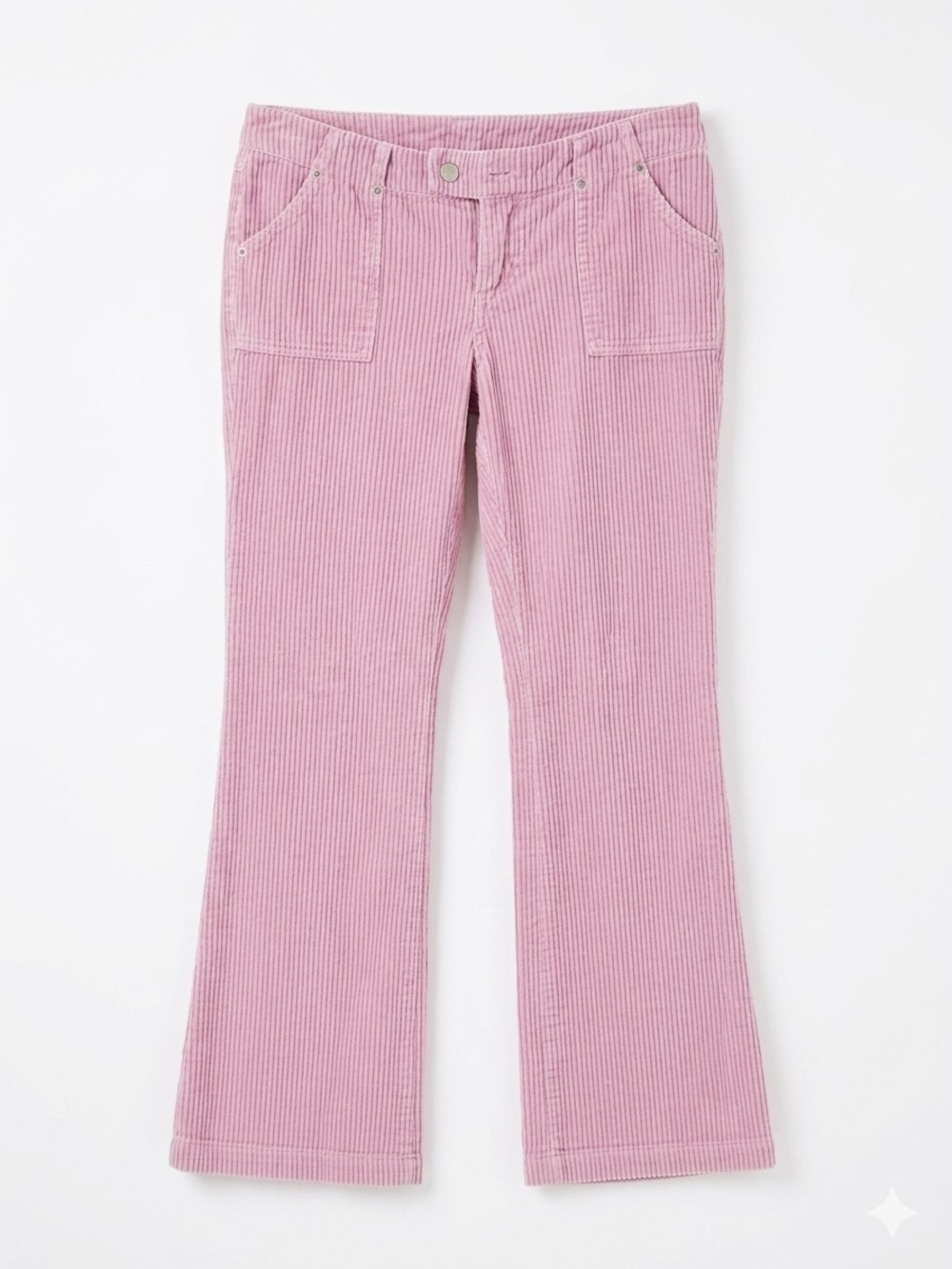 BDG Pink Corduroy Wide-Leg Jeans